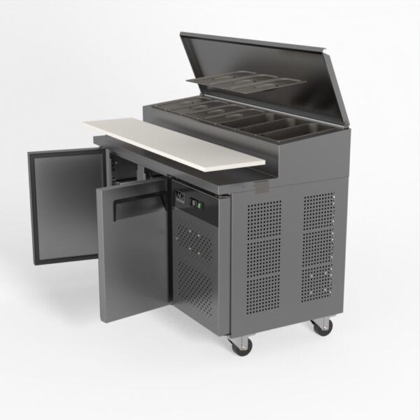 AG SH2000-700 2 Door Saladette Fridge – Fits 7 x 1/3 GN Trays - Image 4