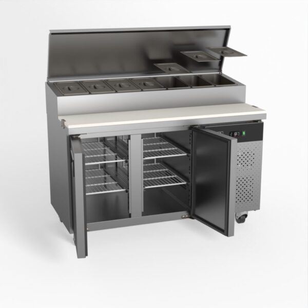 AG SH2000-700 2 Door Saladette Fridge – Fits 7 x 1/3 GN Trays - Image 6