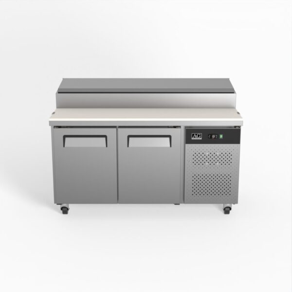 AG SH2000-800 2 Door Saladette Fridge - 8 x 1/3 GN Trays