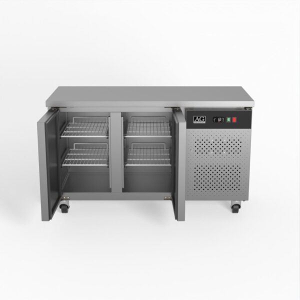 AG SLX2100BT Commercial Two Door Worktop / Under Bench Freezer 600mm Depth - Image 3