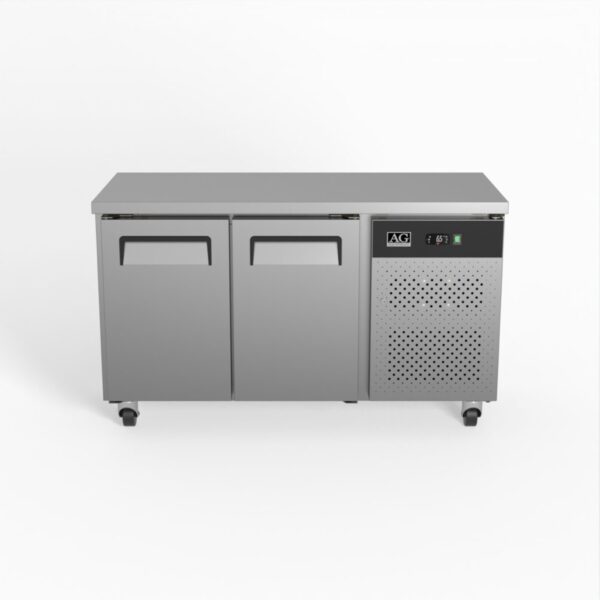 AG SLX2100TN Commercial Two Door Worktop / Under Bench Fridge 600mm Depth