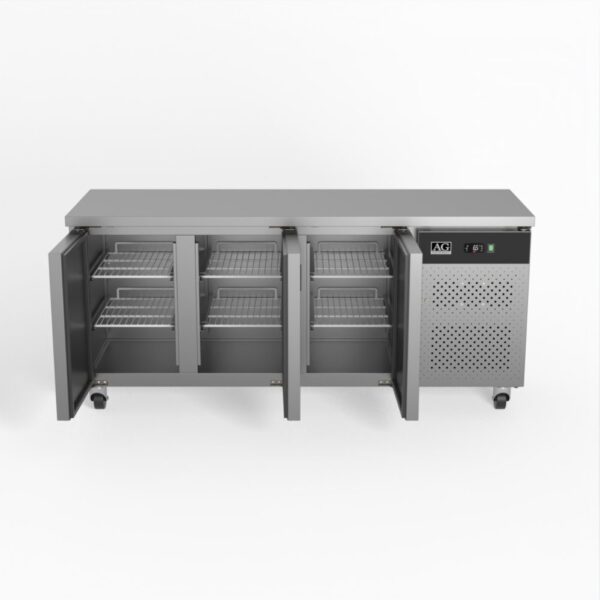 AG SLX3100TN Commercial Three Door Worktop / Under Bench Fridge 600mm Depth - Image 3