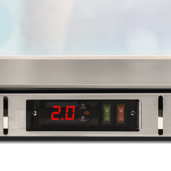 AG 1SBR-H Single Door Bar Fridge - Stainless Steel Body & Doors - Image 4