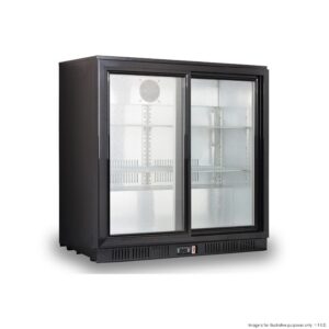 LG-208SC Under Bench Two Sliding Door Bar Cooler