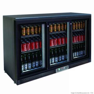 SC316SD Three sliding door bar cooler