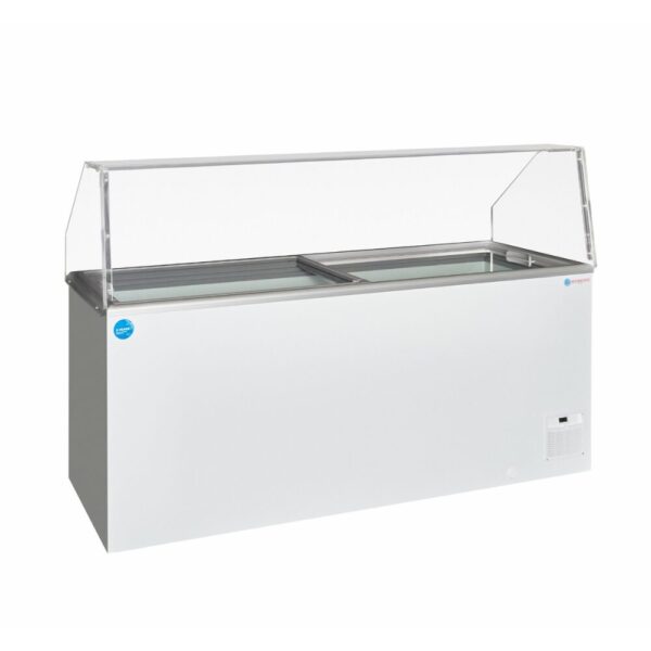 ICS Pacific Nova 6 Display Chest Freezer 5 Litre Containers 13 Display + 36 Reserve
