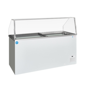 ICS Pacific Nova 5 – Scoop Ice cream Display Chest Freezer 5 Litre Containers 11 Display + 28 Reserve