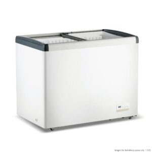 WD336G Thermaster 336L Chest Freezer with Flat Glass Sliding Lids