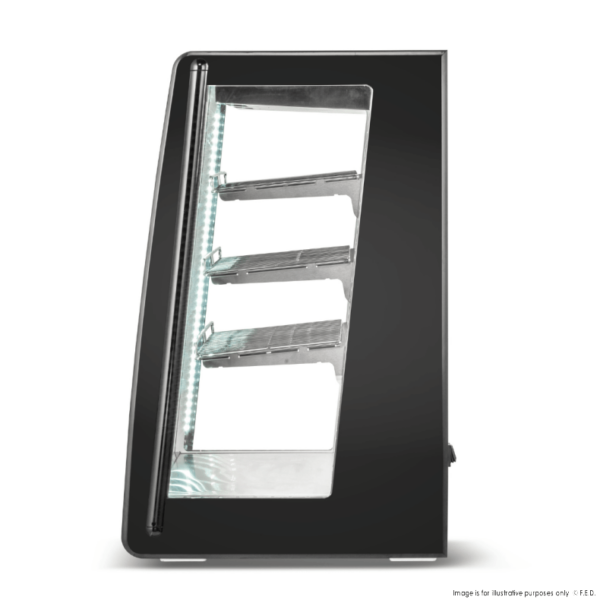 CTA-146 F.E.D Bonvue Chilled Angled Counter-Top Food Display - Image 3
