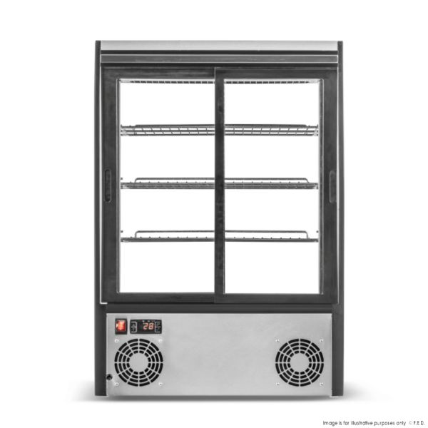 CTA-146 F.E.D Bonvue Chilled Angled Counter-Top Food Display - Image 2