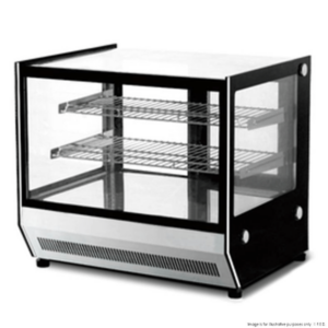 GN-660HRT F.E.D Counter Top Square Glass Hot Food Display