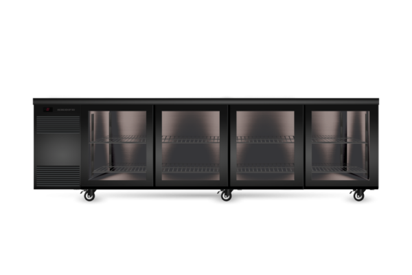 SKOPE SL.4.GSL BackBar 4 Glass Sliding Door SlimLine Fridge