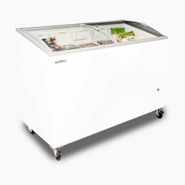 Bromic CF0400ATCG-NR Display Chest Freezer - 352L - Curved Glass Top - Image 2