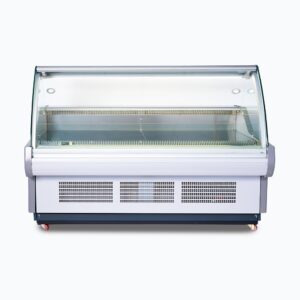 Bromic DD1875CG-NR Curved Glass Deli Display – 1955mm