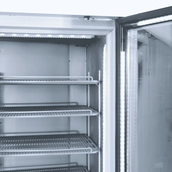 Bromic GM1100LS-NR Upright Display Fridge - 1082L - 2 Door - Flat Glass - Lightbox - Image 12